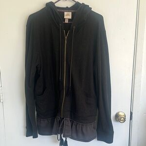 Knox Rose Black Hooded Jacket